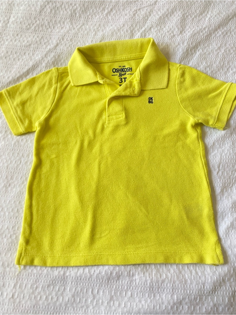 OshKosh B'gosh Bright Yellow Short-Sleeve Polo